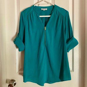 Calvin Klein Teal Blouse